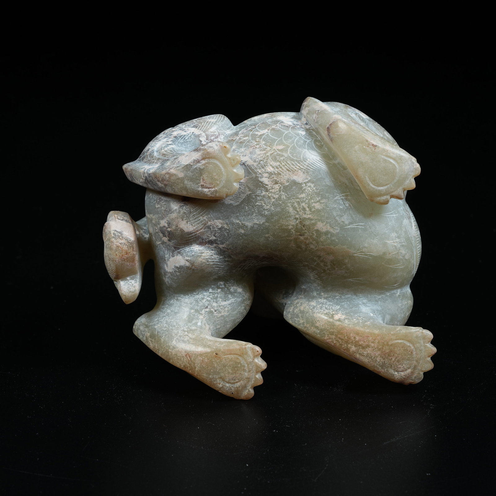 A ANCIENT JADE EVIL-WARDING BEAST - 8
