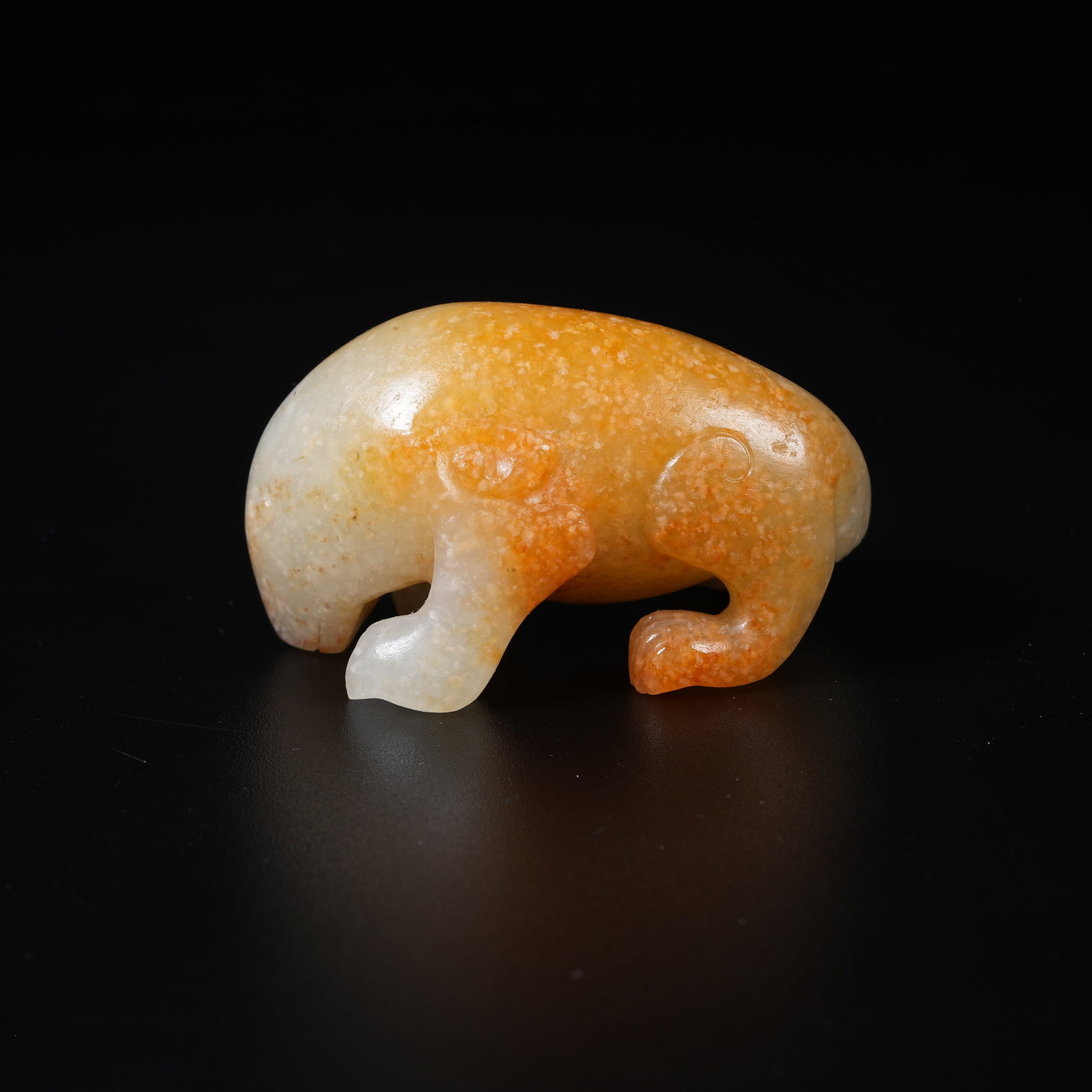 A HETIAN JADE BEAR - 3