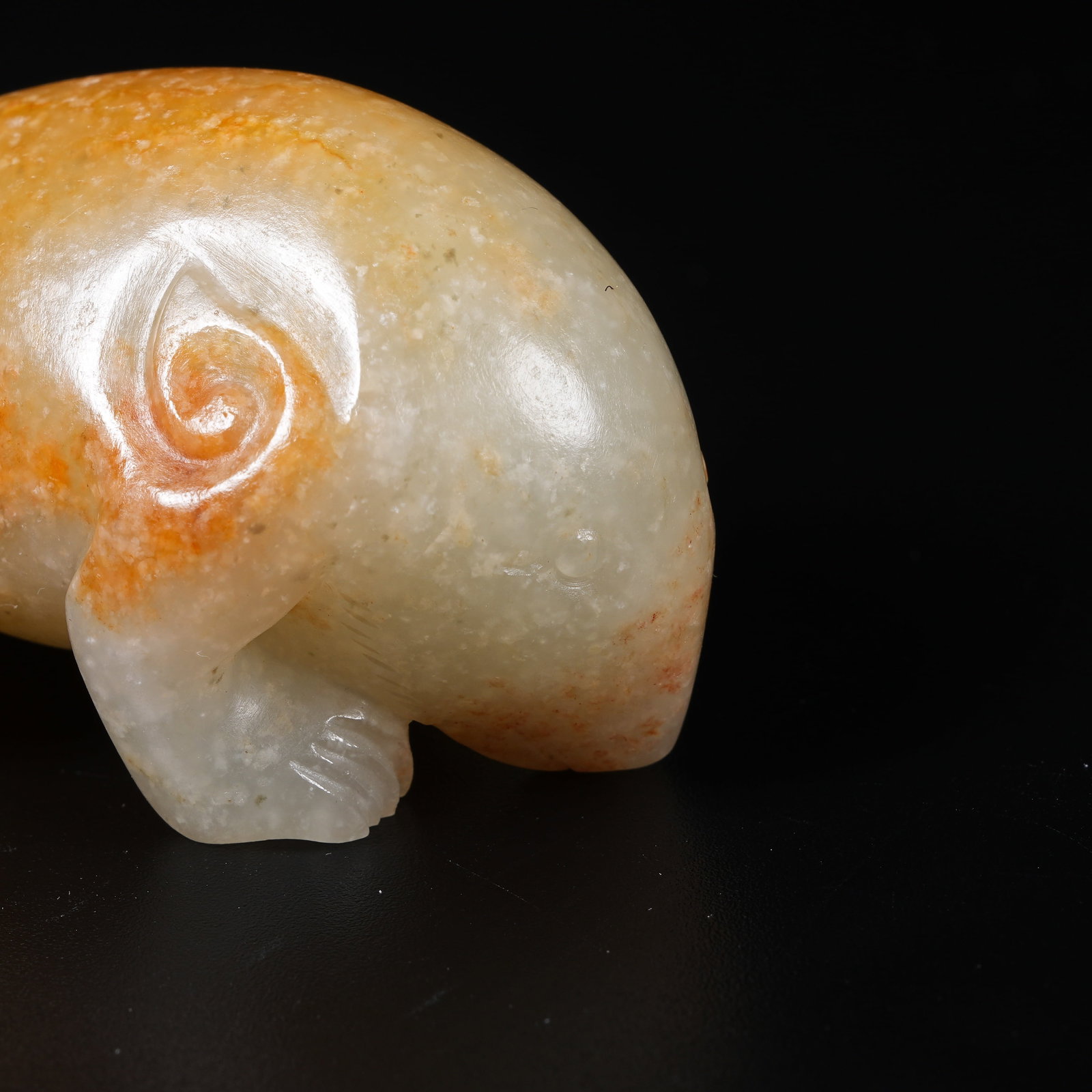 A HETIAN JADE BEAR - 5