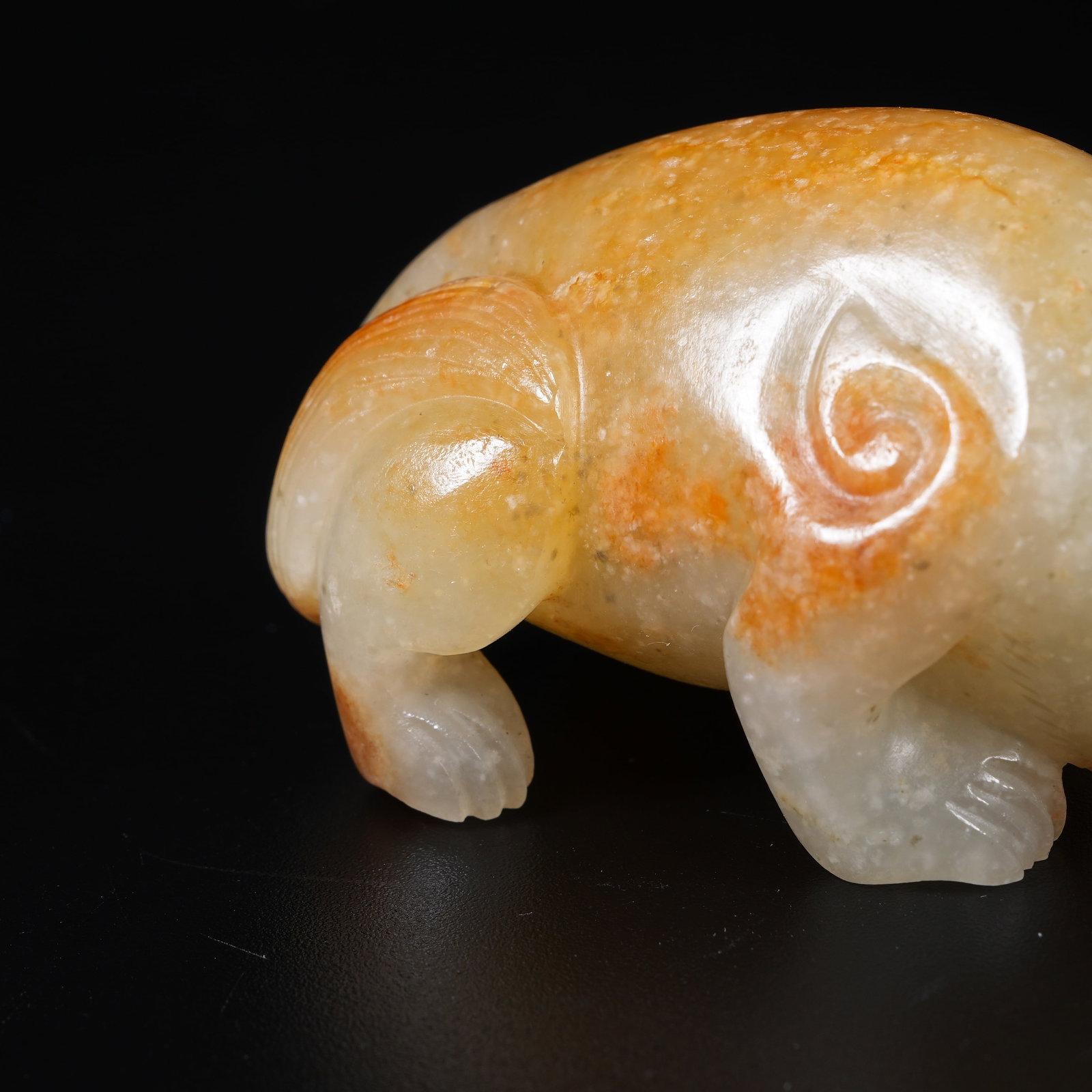 A HETIAN JADE BEAR - 6