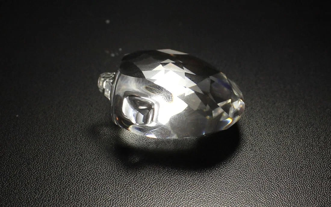 SWAROVSKI SILVER CRYSTAL CLAM SHELL ORNAMENT (1 of 2)