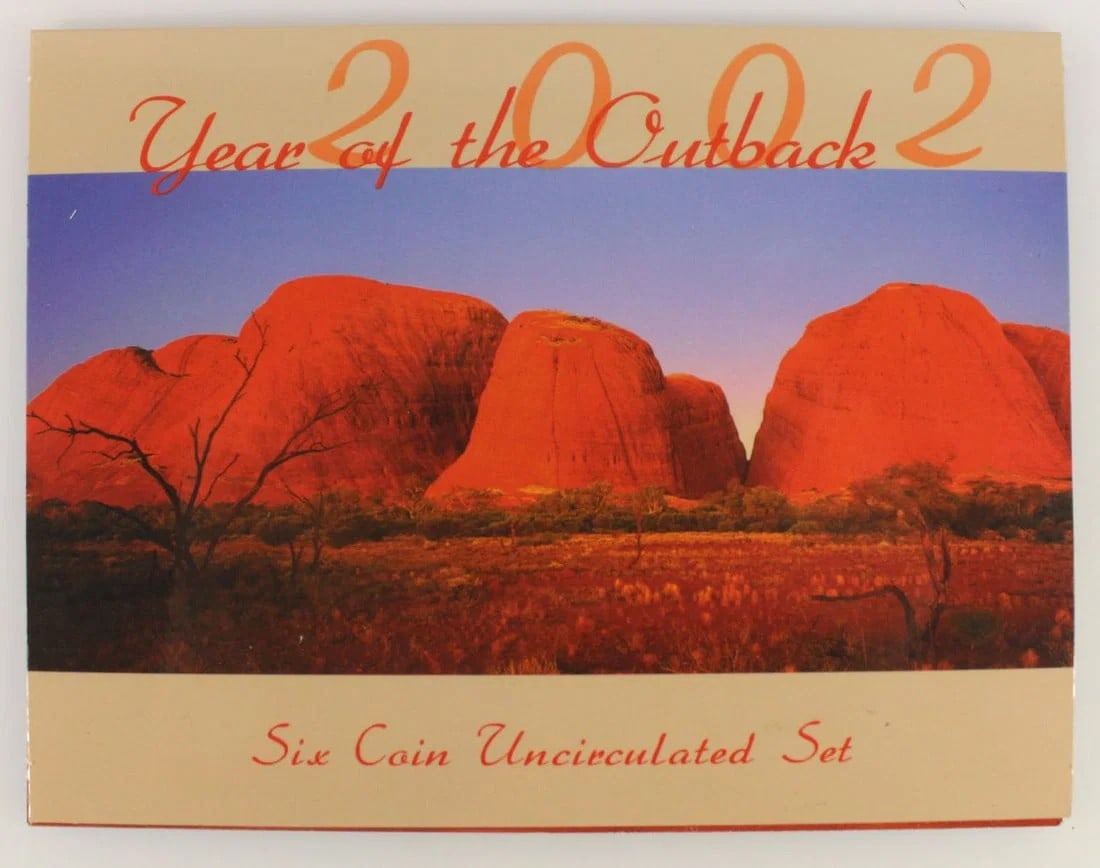 AUSTRALIA 2002 MINT SET, UNCIRCULATED (6 COINS) (1 of 2)