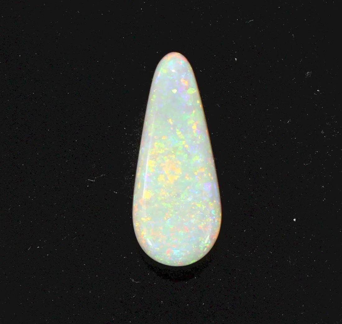 AUSTRALIAN TEARDROP SOLID OPAL: Australian Teardrop Solid Opal