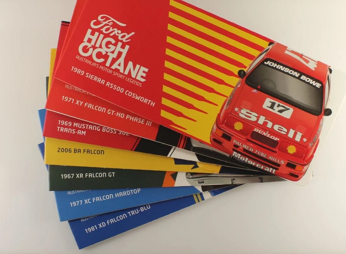 AUSTRALIA 2018 'FORD - HIGH OCTANE' CU-NI 50 CENT COLLECTION, UNCIRCULATED: Australia 2018 'Ford - High Octane' Cu-Ni 50 Cent Collection, Uncirculated