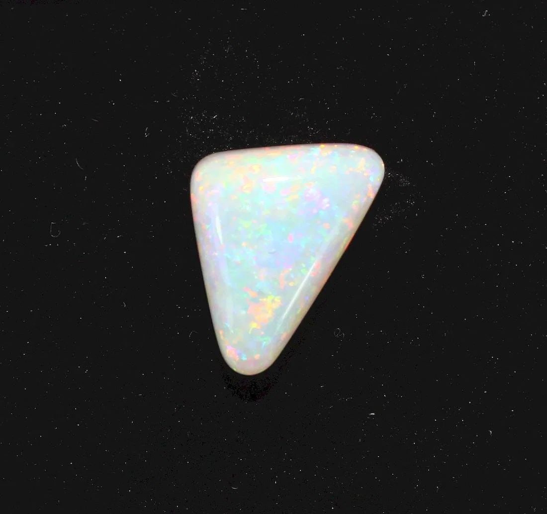 AUSTRALIAN TRIANGULAR SEMI-BLACK OPAL: Australian Triangular Semi-Black Opal