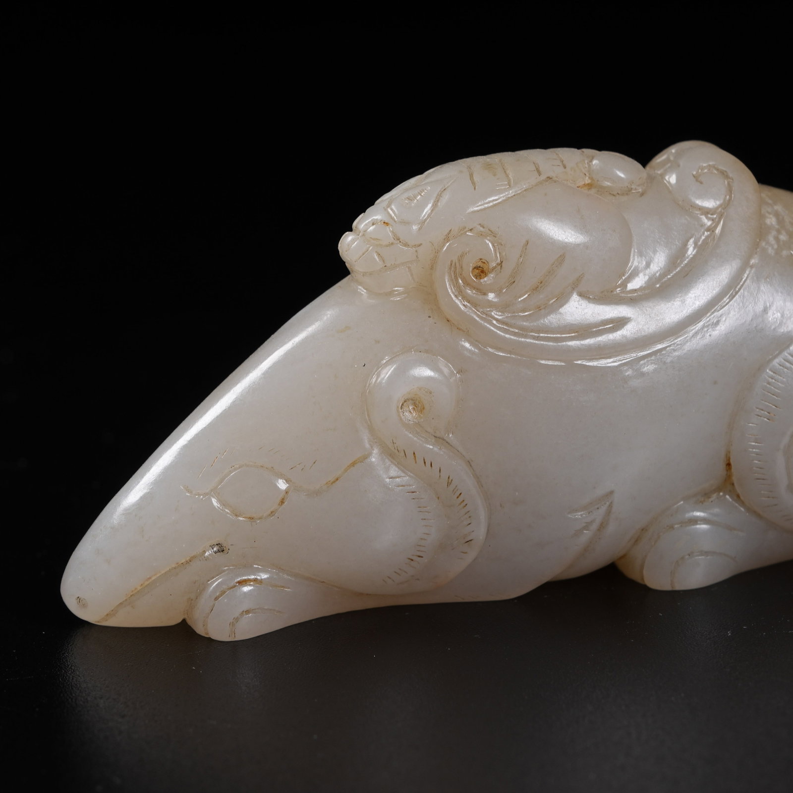 A HETIAN JADE BEAST - 7