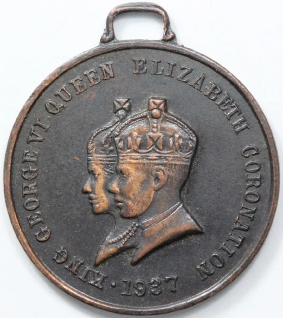 AUSTRALIA 1937 MUNICIPALITY OF KING ISLAND MEDALET FOR THE 'CORONATION OF GEORGE VI, ' UNCIRCULATED: Australia 1937 Municipality of King Island Medalet for the 'Coronation of George VI, ' Uncirculated