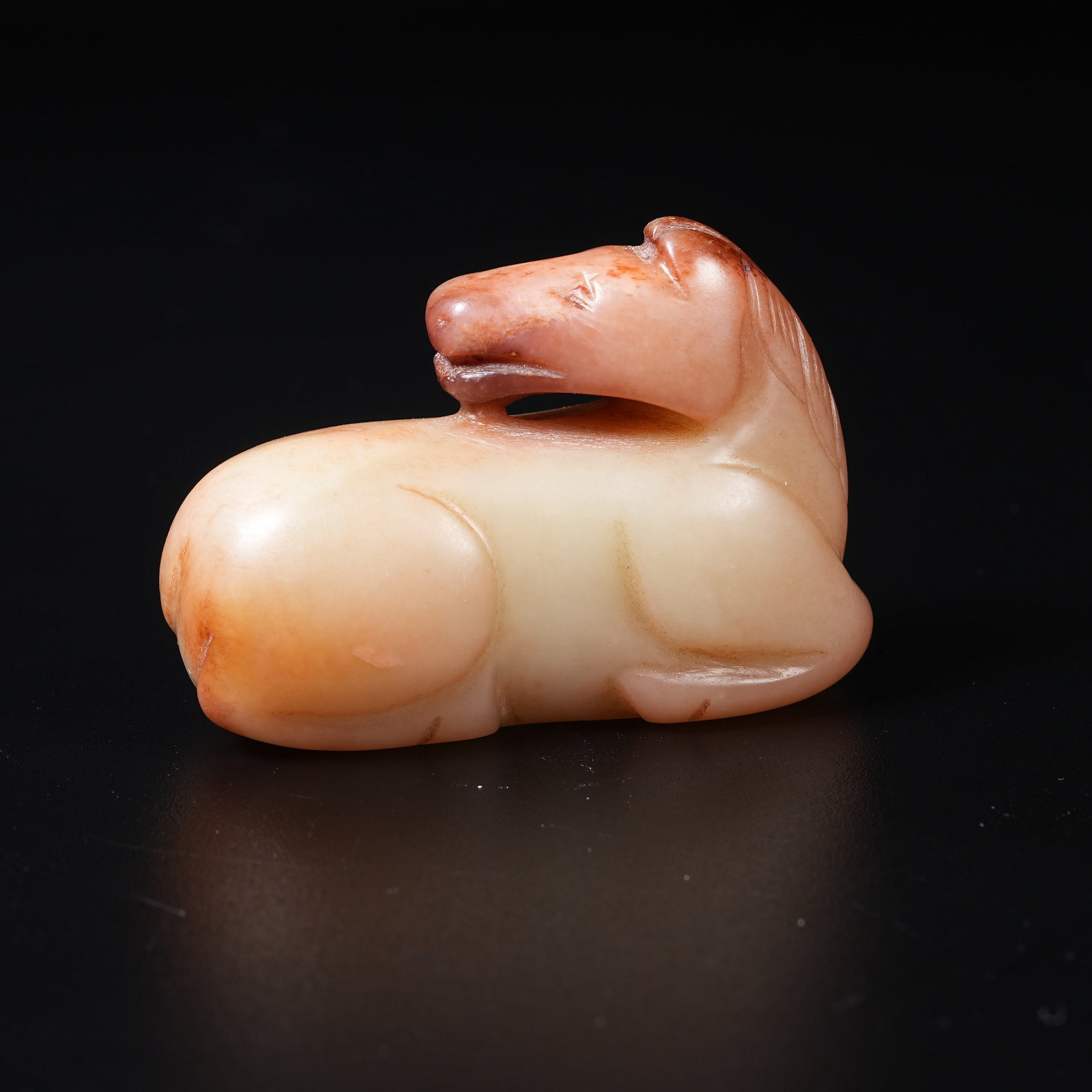 A ANCIENT JADE HORSE: Ancient Jade Horse