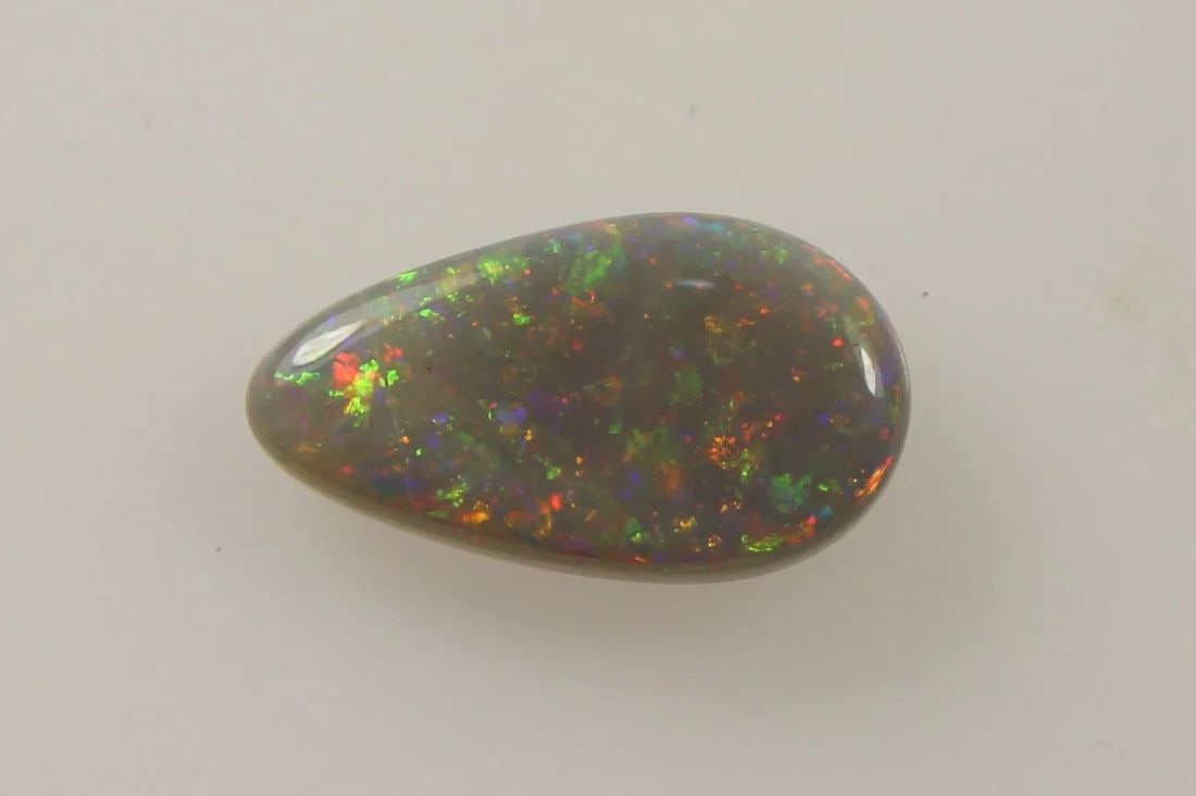 AUSTRALIAN TEARDROP SOLID OPAL: Australian Teardrop Solid Opal