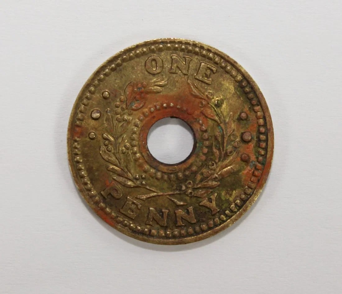 WWII - AUSTRALIA/NEW ZEALAND INTERNMENT CAMPS PENNY, GOOD EXTREMELY FINE DETAILS: WWII - Australia/New Zealand Internment Camps Penny, good Extremely Fine details