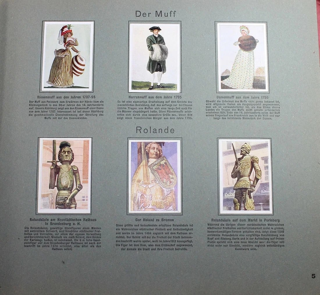 GERMAN CIGARETTE CARDS CIRCA 1920-30S (164 CARDS) (1 of 2)