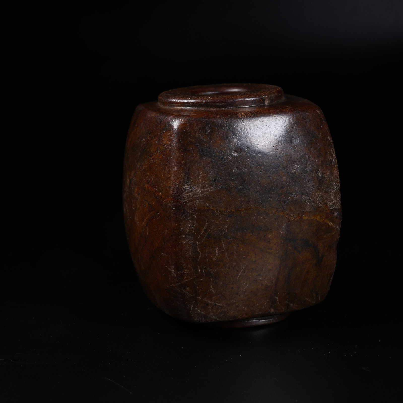 A ARCHAIC JADE CONG: Archaic Jade Cong