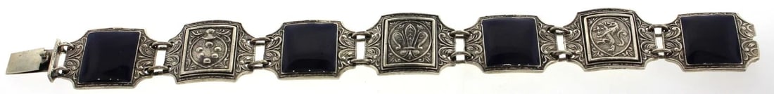 FRENCH-STYLE STERLING (925) SILVER BRACELET: French-style Sterling (925) Silver Bracelet