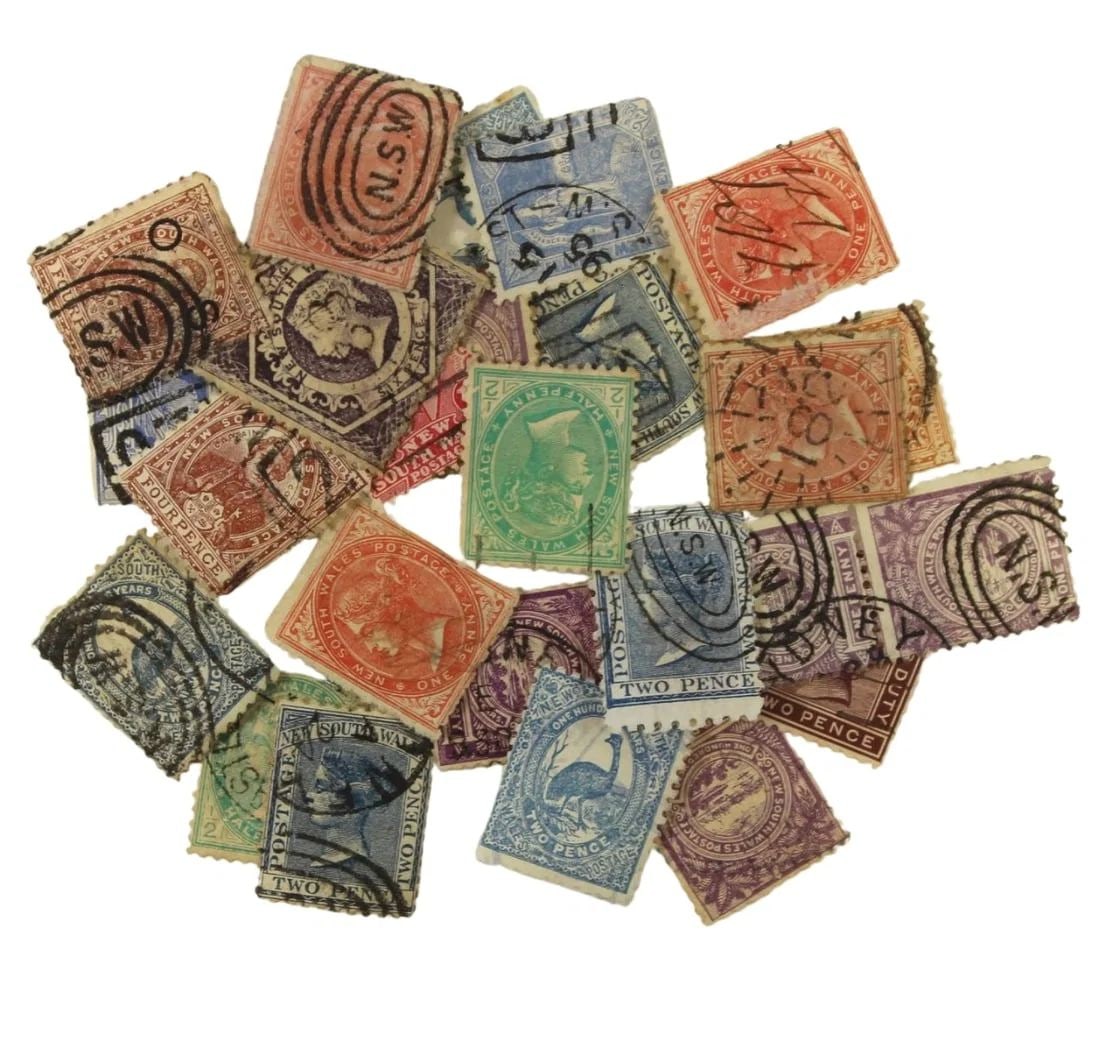 AUSTRALIA NSW PRE-FEDERATION STAMPS, USED.(25 STAMPS) (1 of 1)