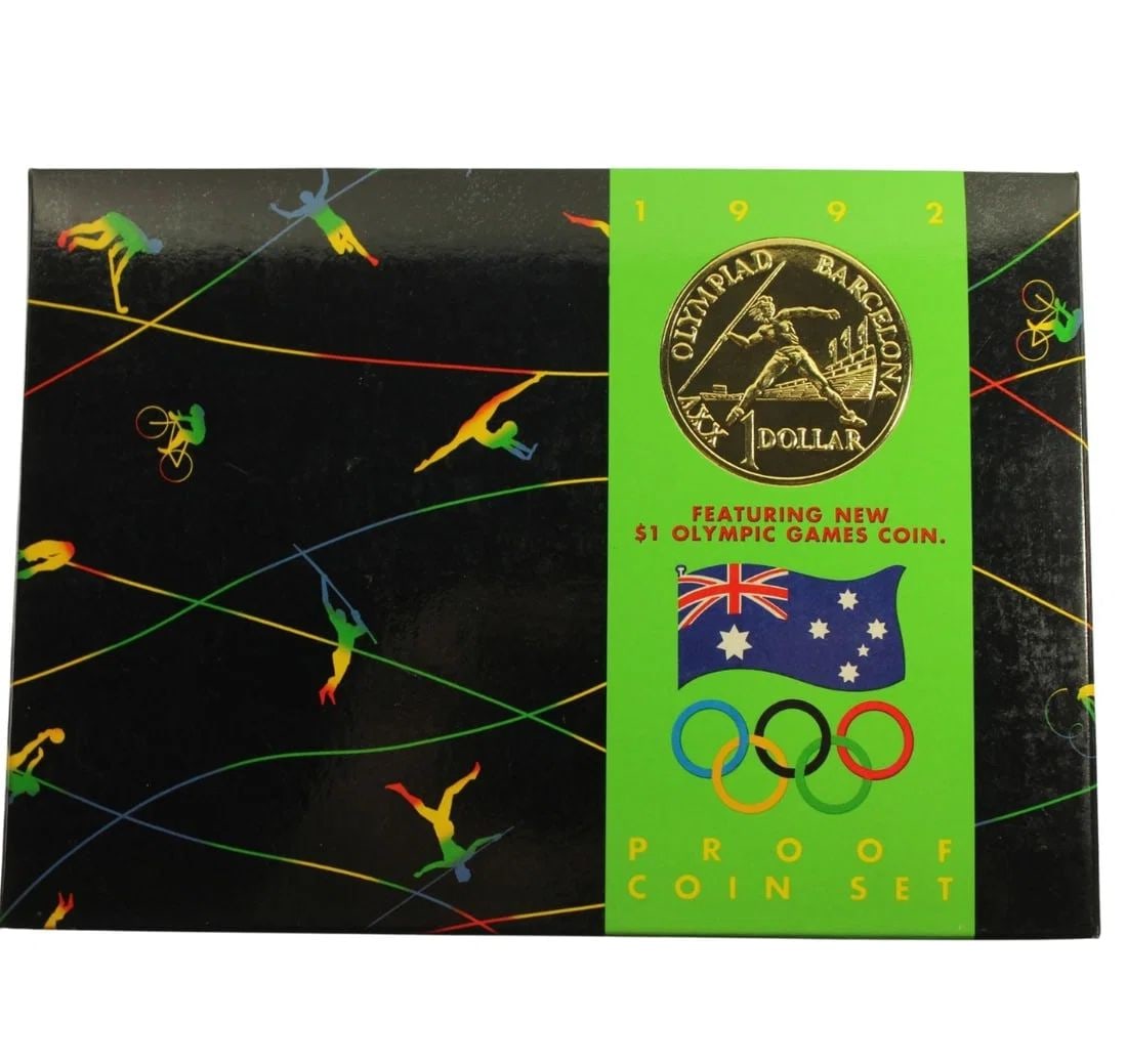 AUSTRALIA 1992 PROOF SET, FDC (6 COINS) (1 of 2)