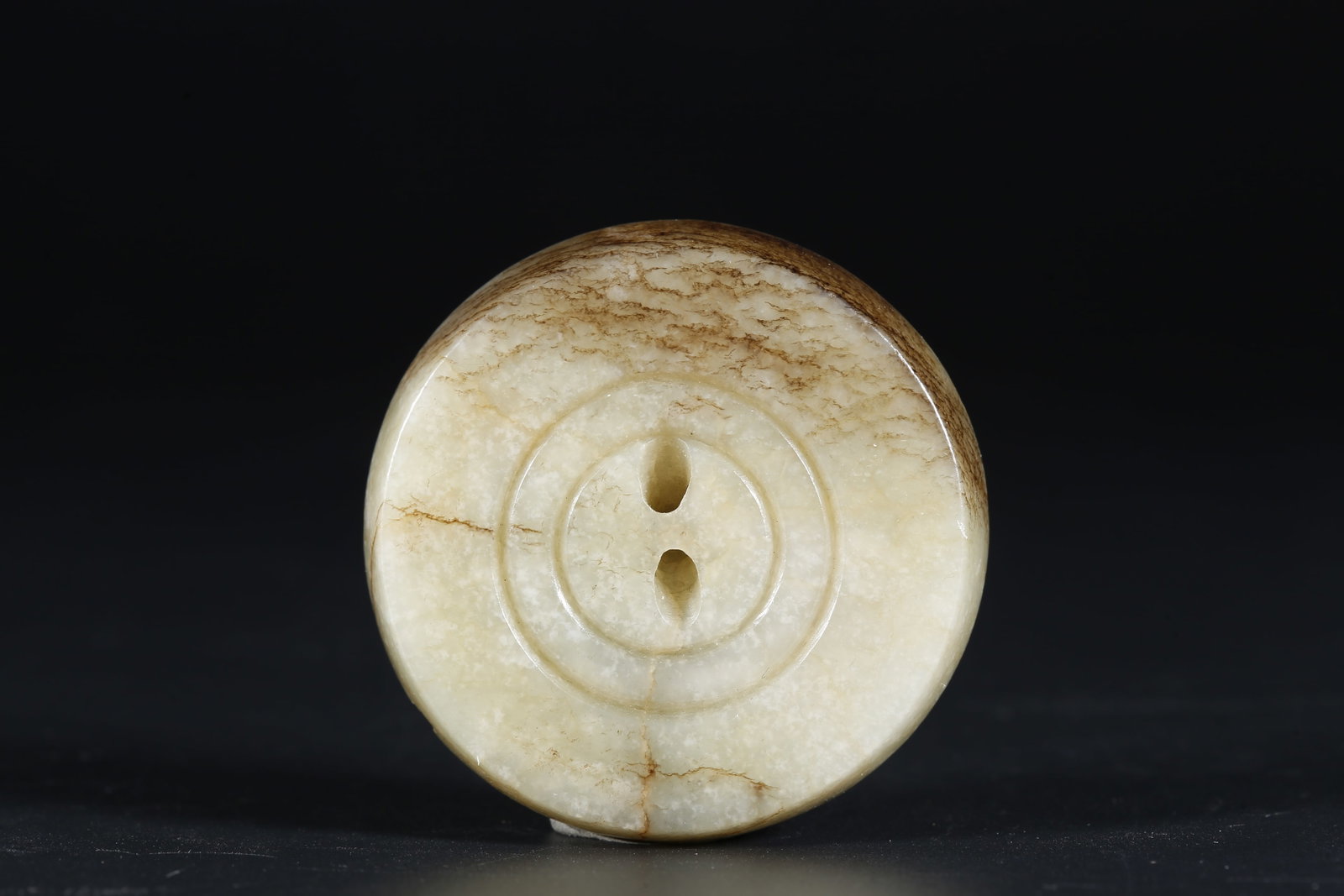 A ANCIENT JADE SWORD FITTING - 10