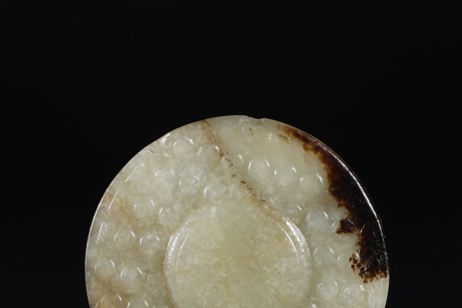 A ANCIENT JADE SWORD FITTING - 2