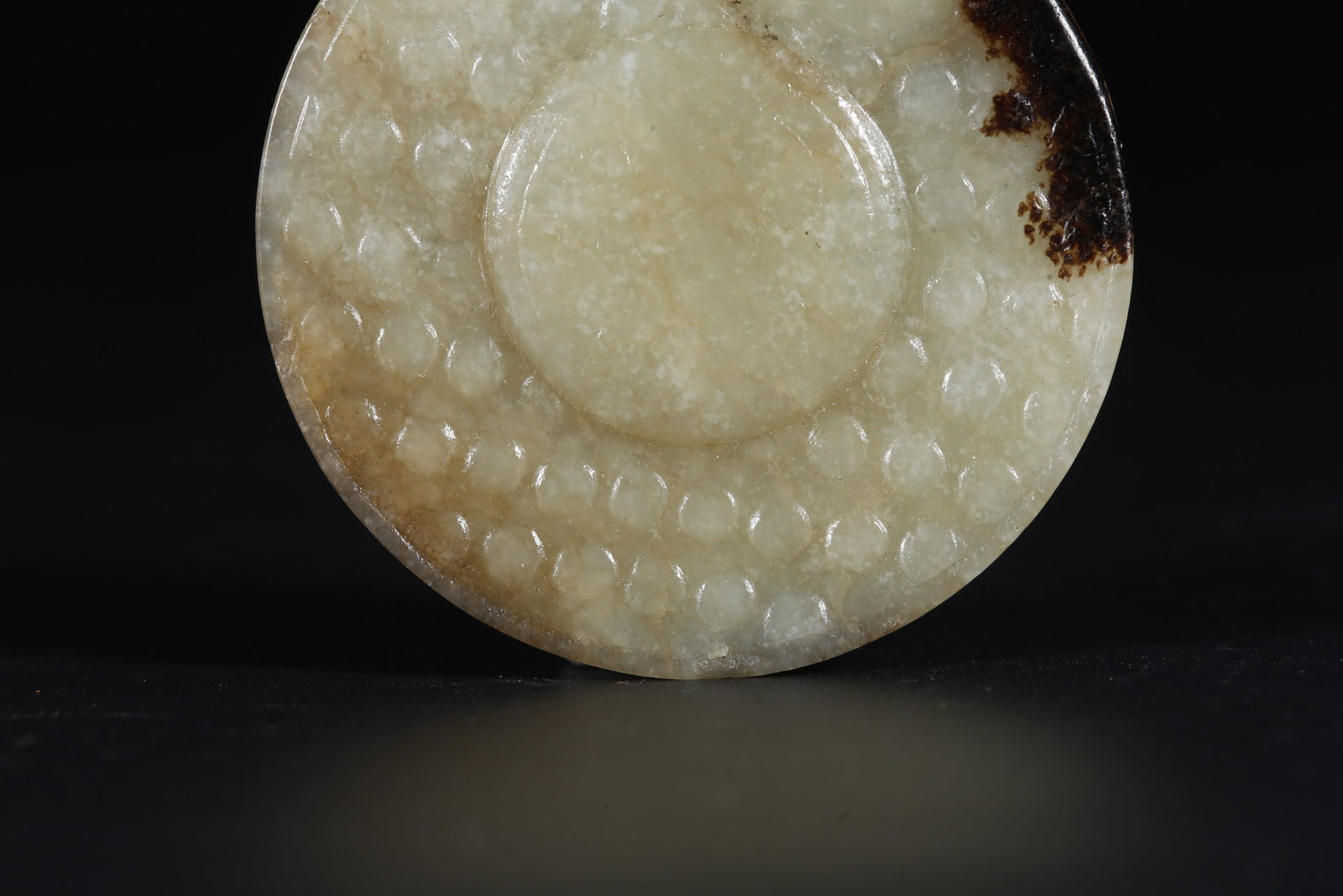 A ANCIENT JADE SWORD FITTING - 3