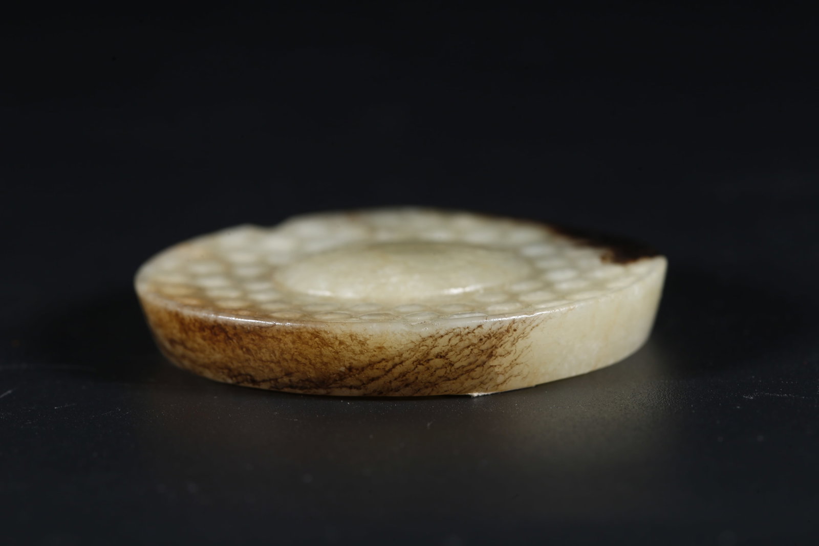 A ANCIENT JADE SWORD FITTING - 4