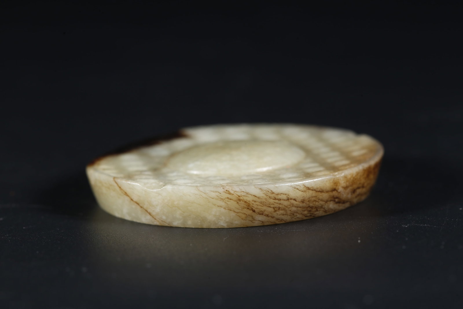 A ANCIENT JADE SWORD FITTING - 7