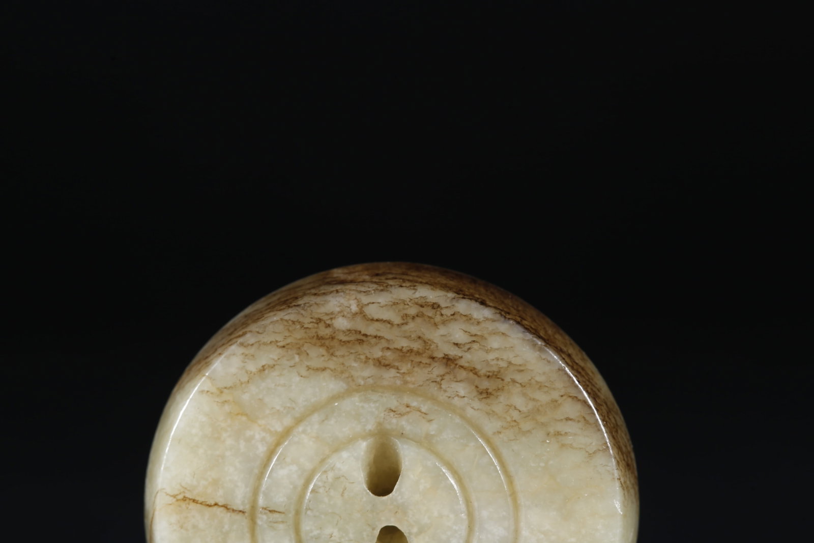 A ANCIENT JADE SWORD FITTING - 8