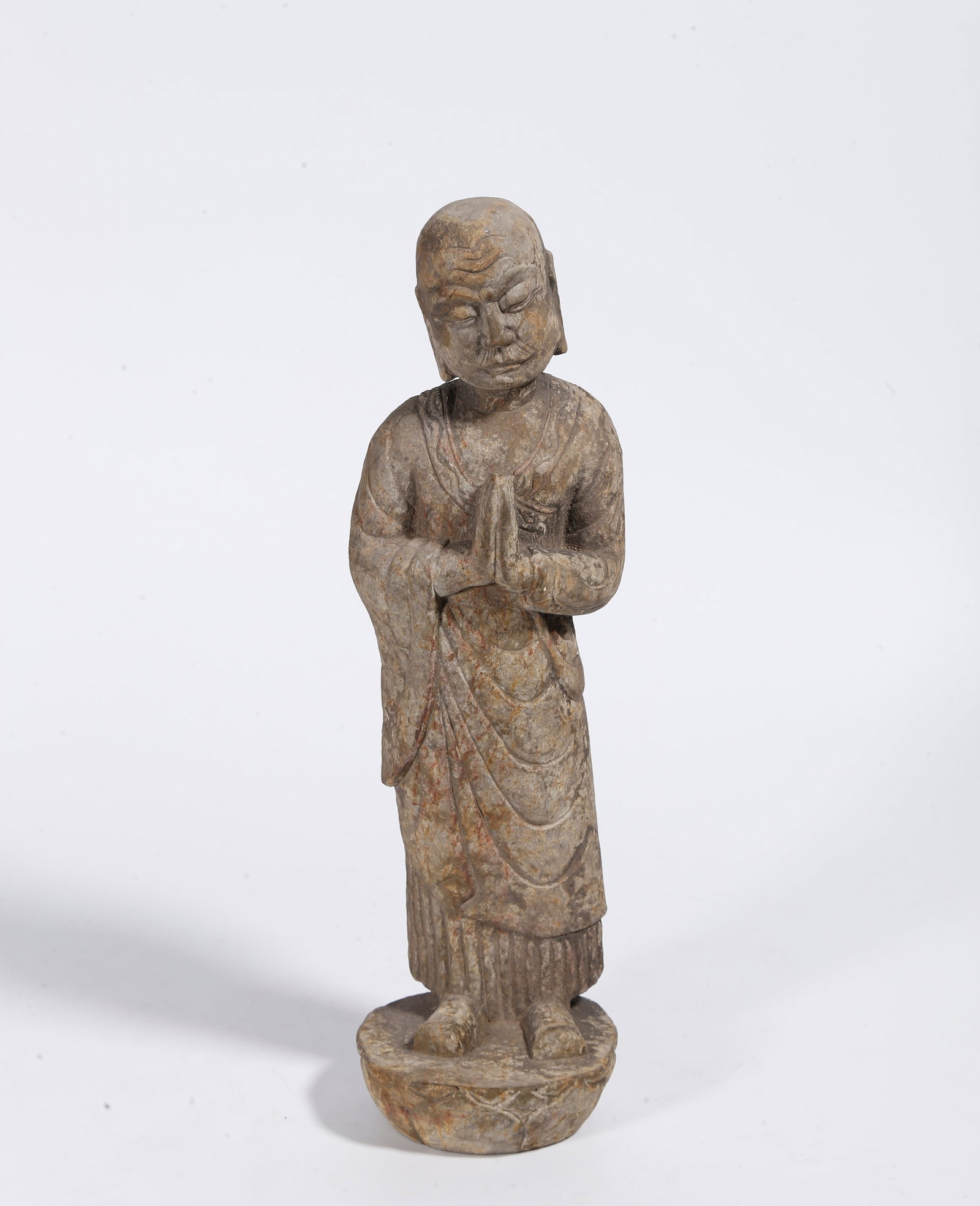 A STONE CARVED FIGURE ORNAMENT: Stone Carved Figure Ornament