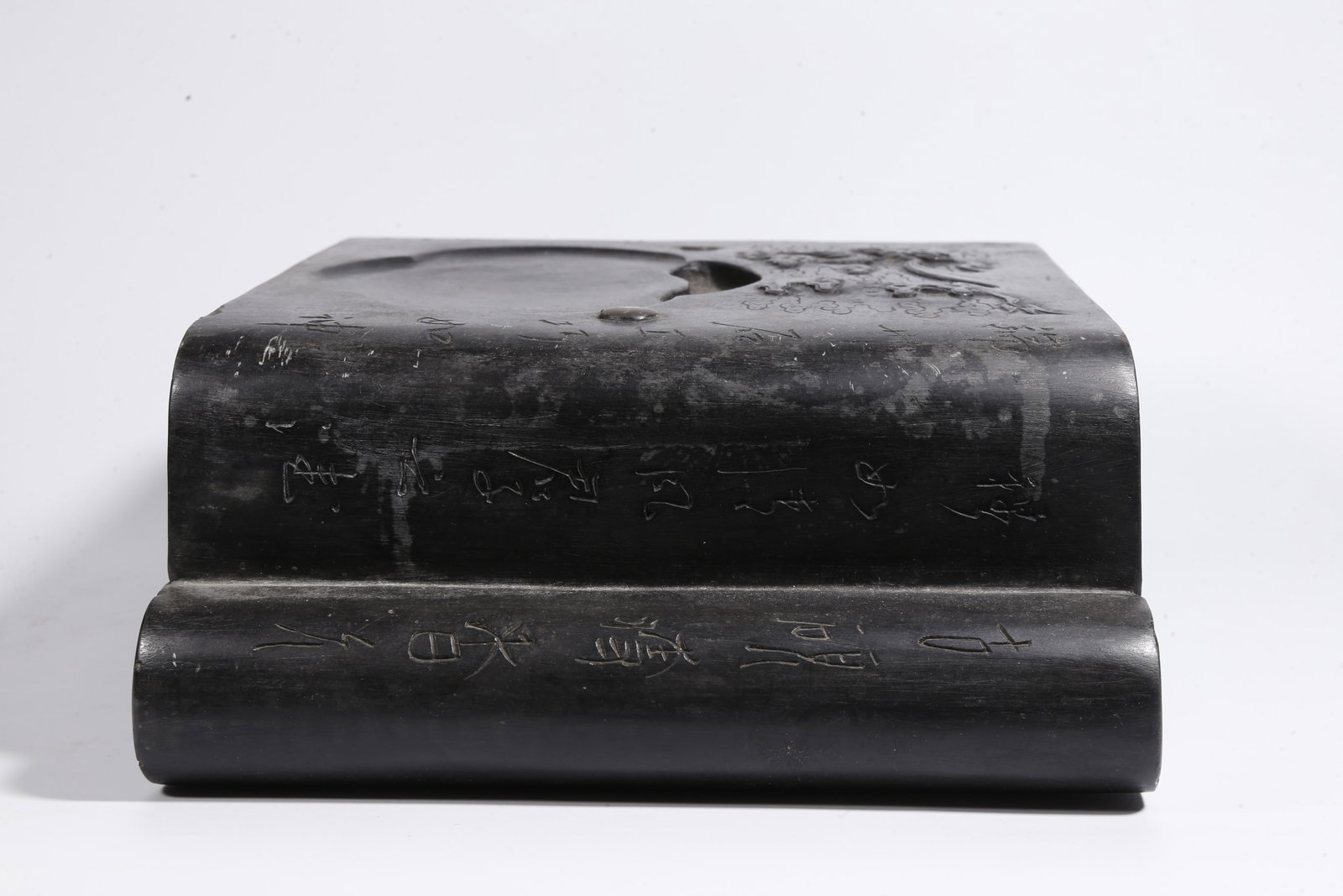 A STONE INK SLAB WITH DRAGON PATTERN - 5
