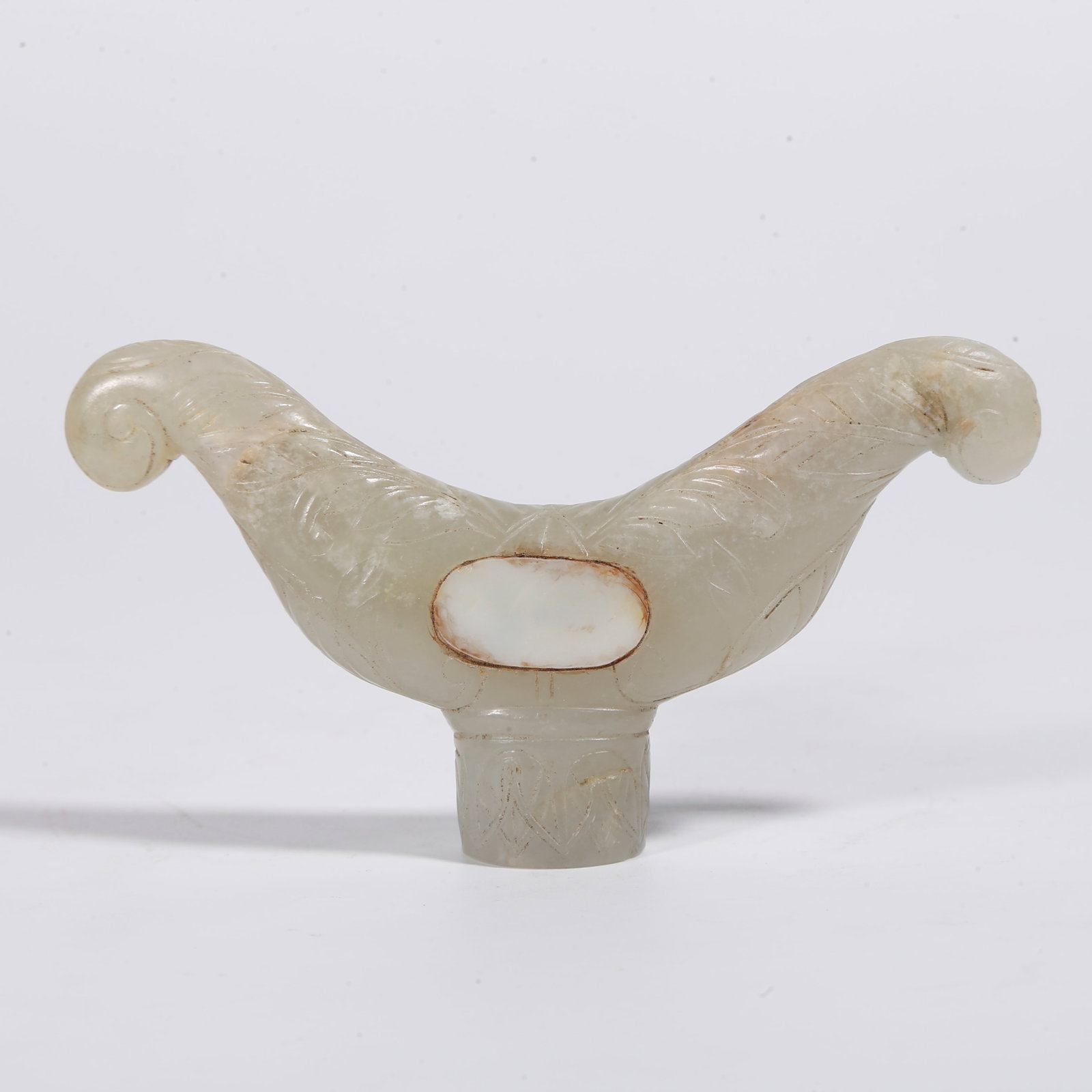 A HETIAN JADE CANE FINIAL (1 of 9)