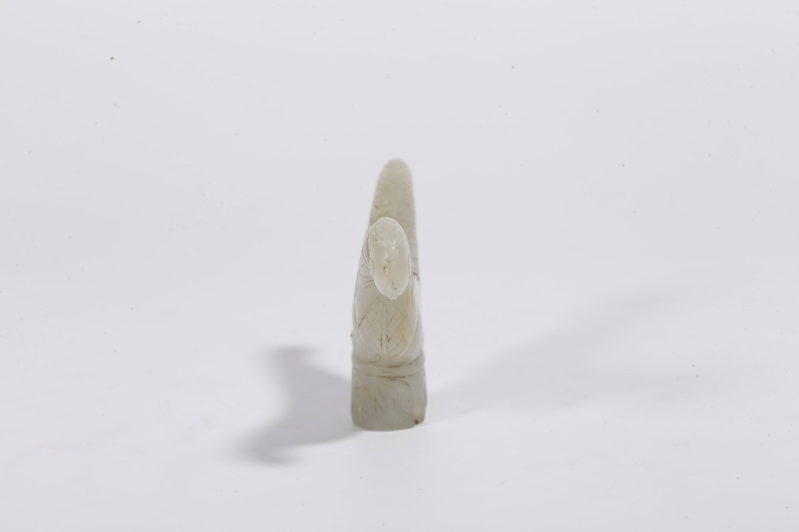 A HETIAN JADE CANE FINIAL - 4