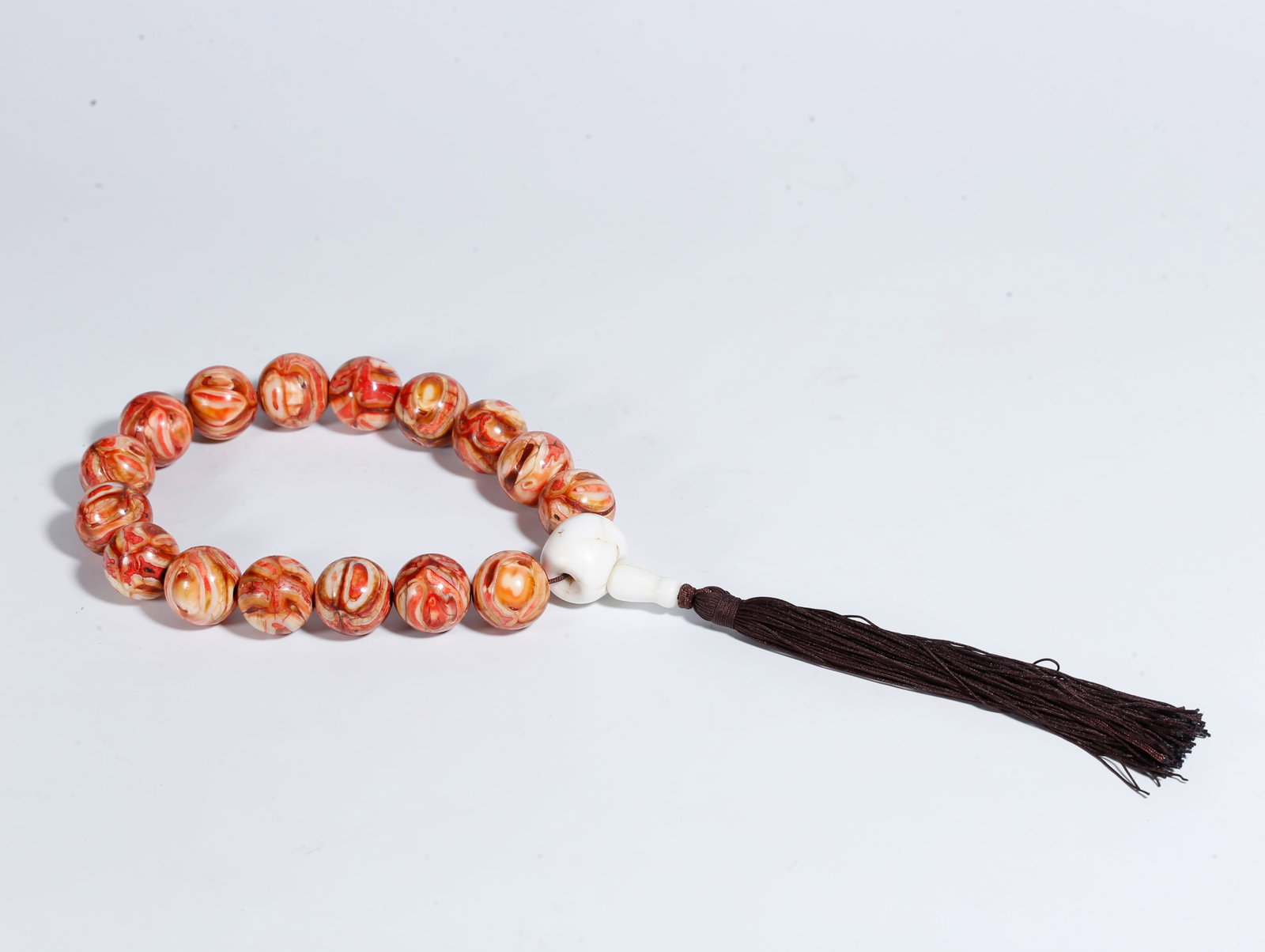 A PRAYER BEADS OF SPECIAL MATERIAL (1 of 9)