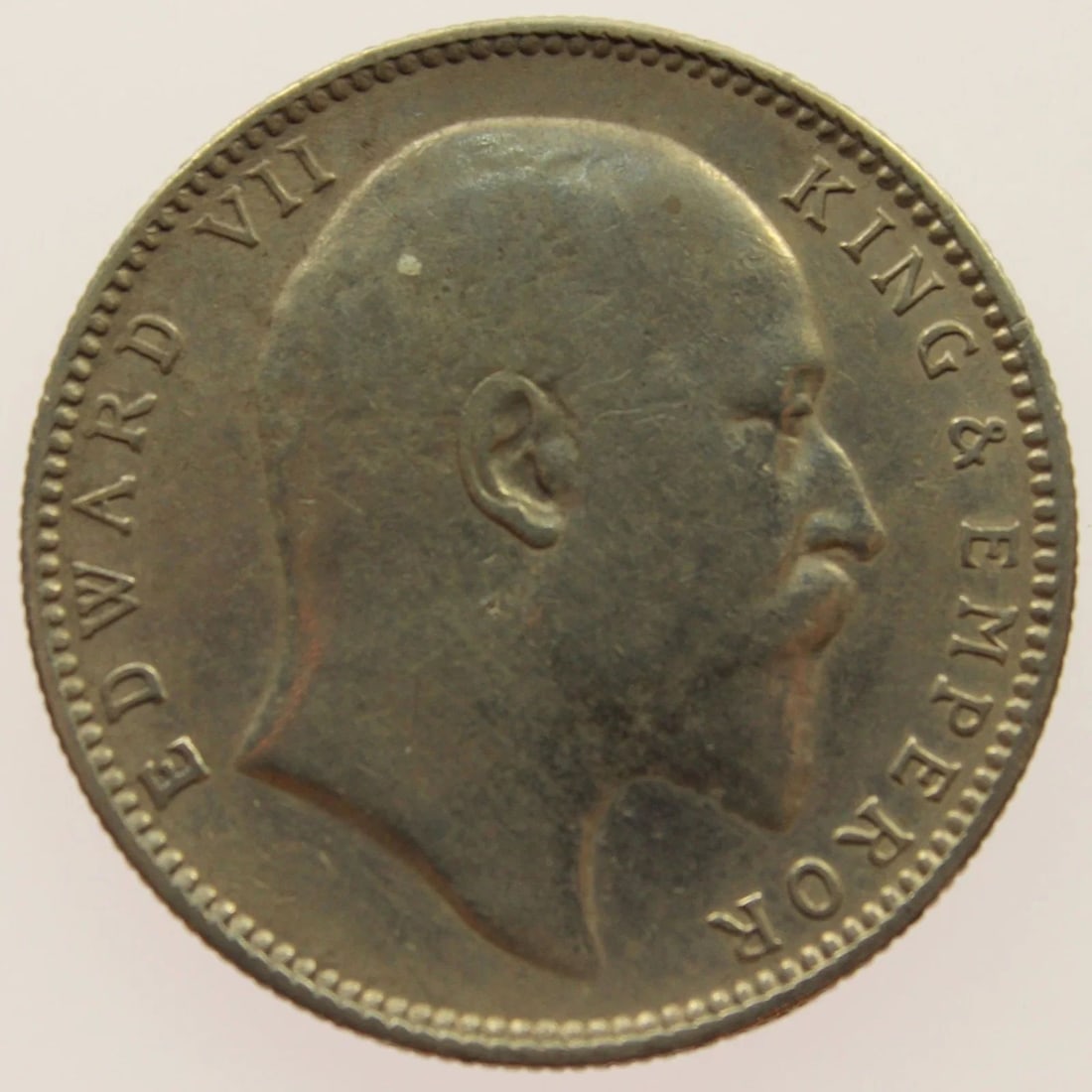 INDIA 1906 SILVER RUPEE - 2