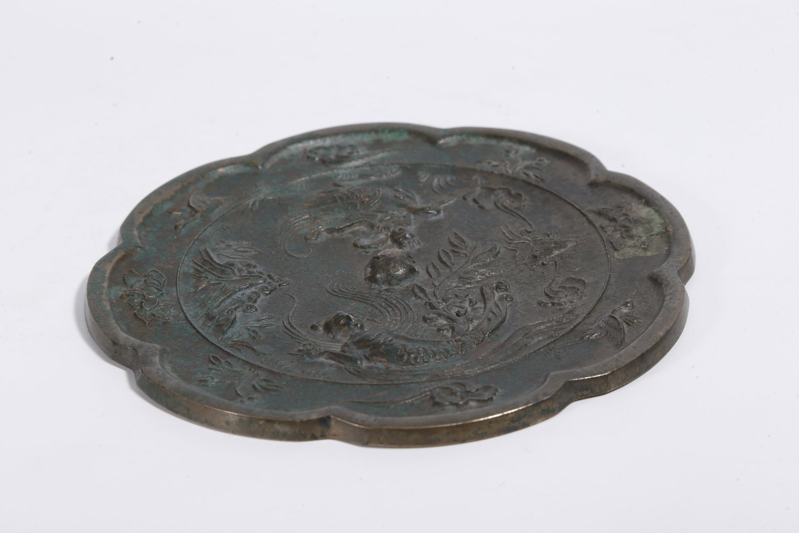 A BRONZE MIRROR - 6