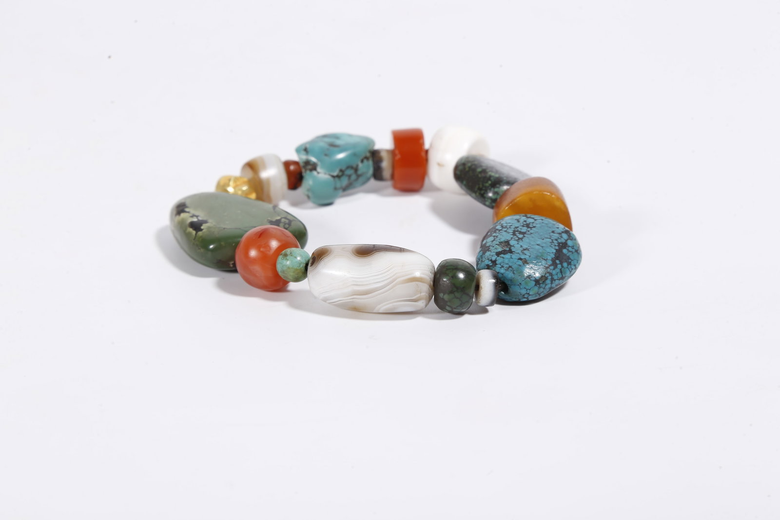 A MULTI-GEM BRACELET - 5