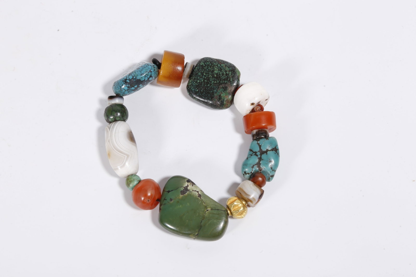 A MULTI-GEM BRACELET - 9