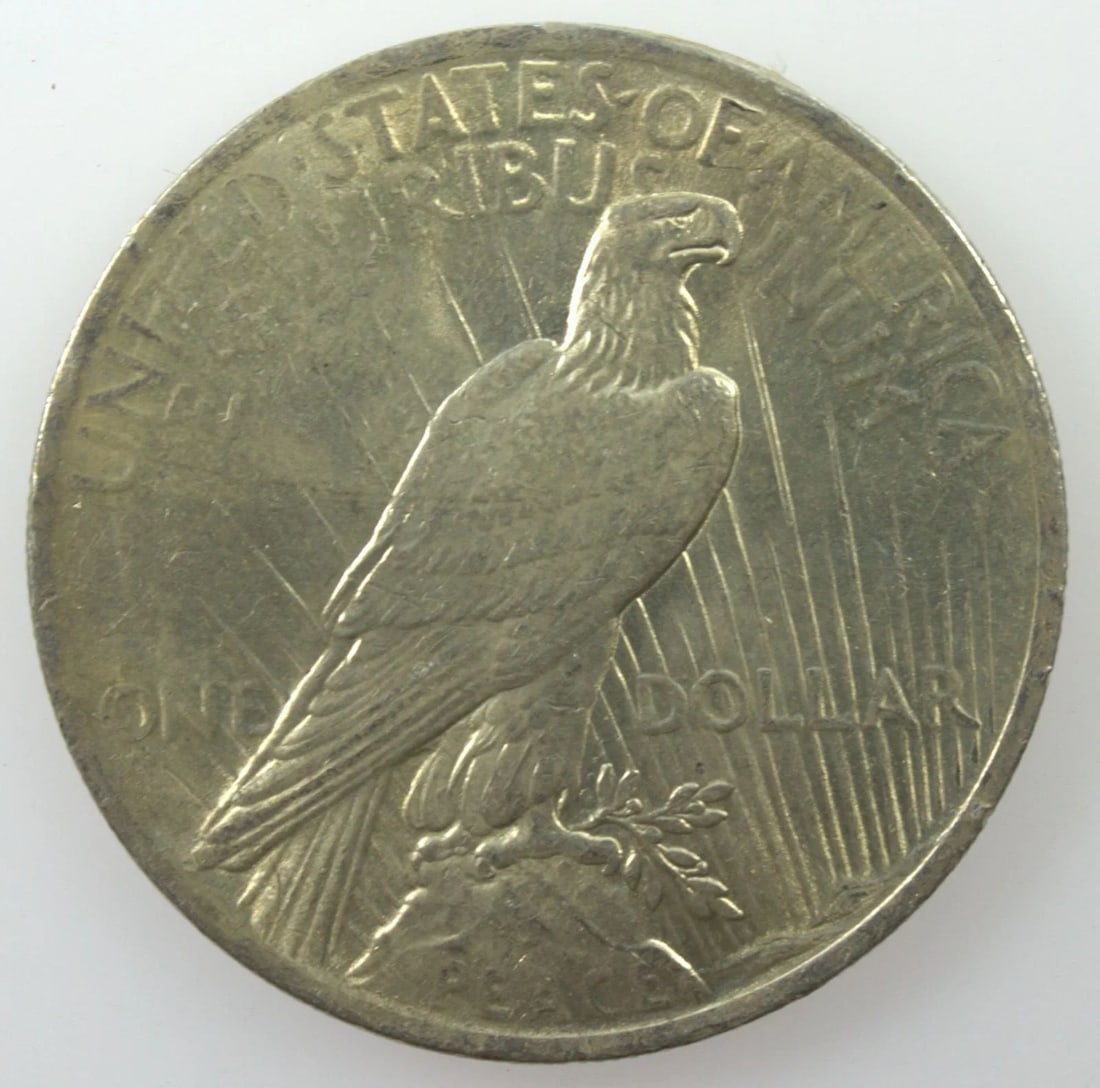 U.S.A. 1923 (NO MM) PEACE SILVER (900) DOLLAR, VIRTUALLY UNCIRCULATED: U.S.A. 1923 (no MM) Peace Silver (900) Dollar, virtually Uncirculated