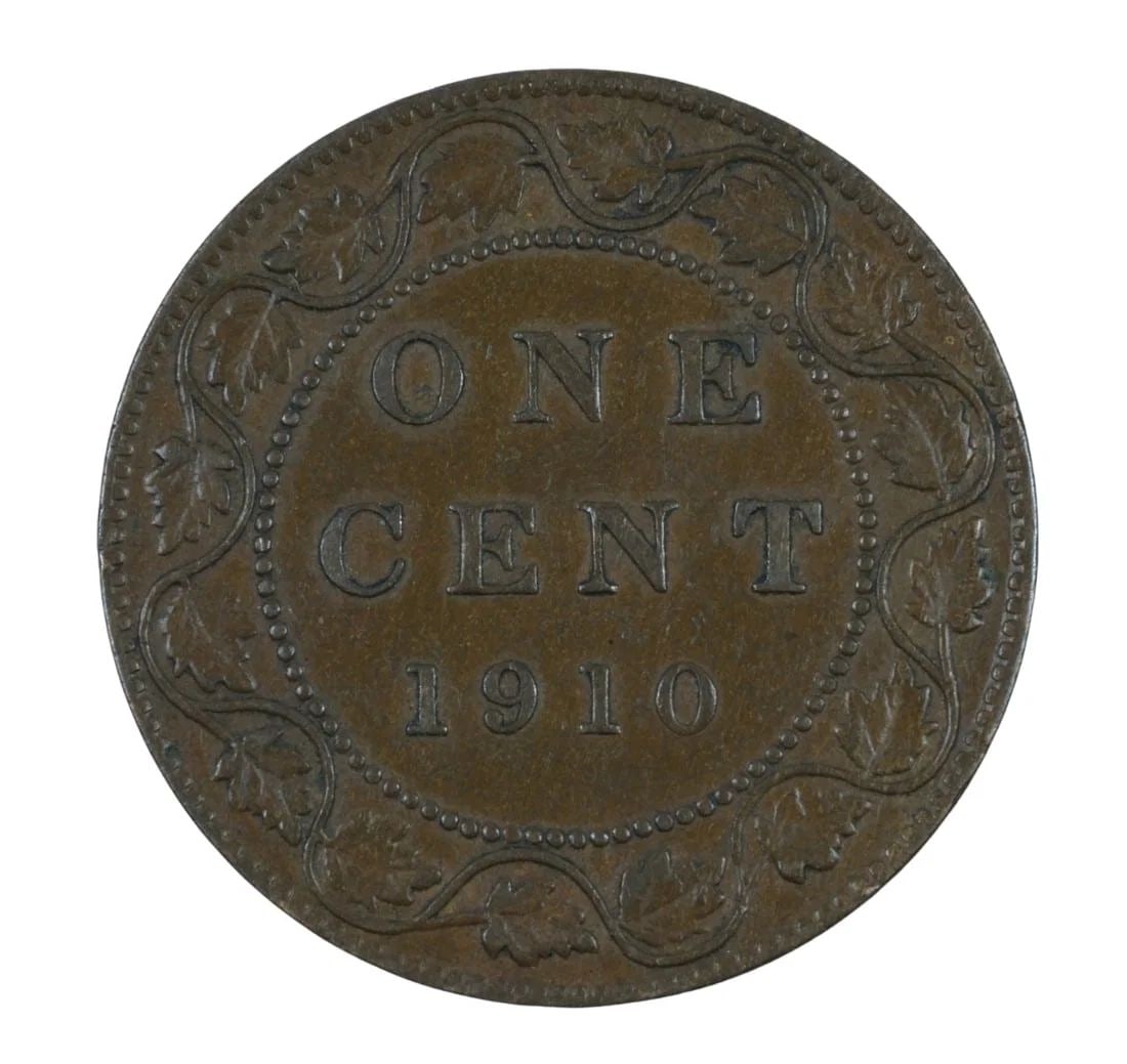 CANADA 1910 CENT, ABOUT UNCIRCULATED: Canada 1910 Cent, about Uncirculated