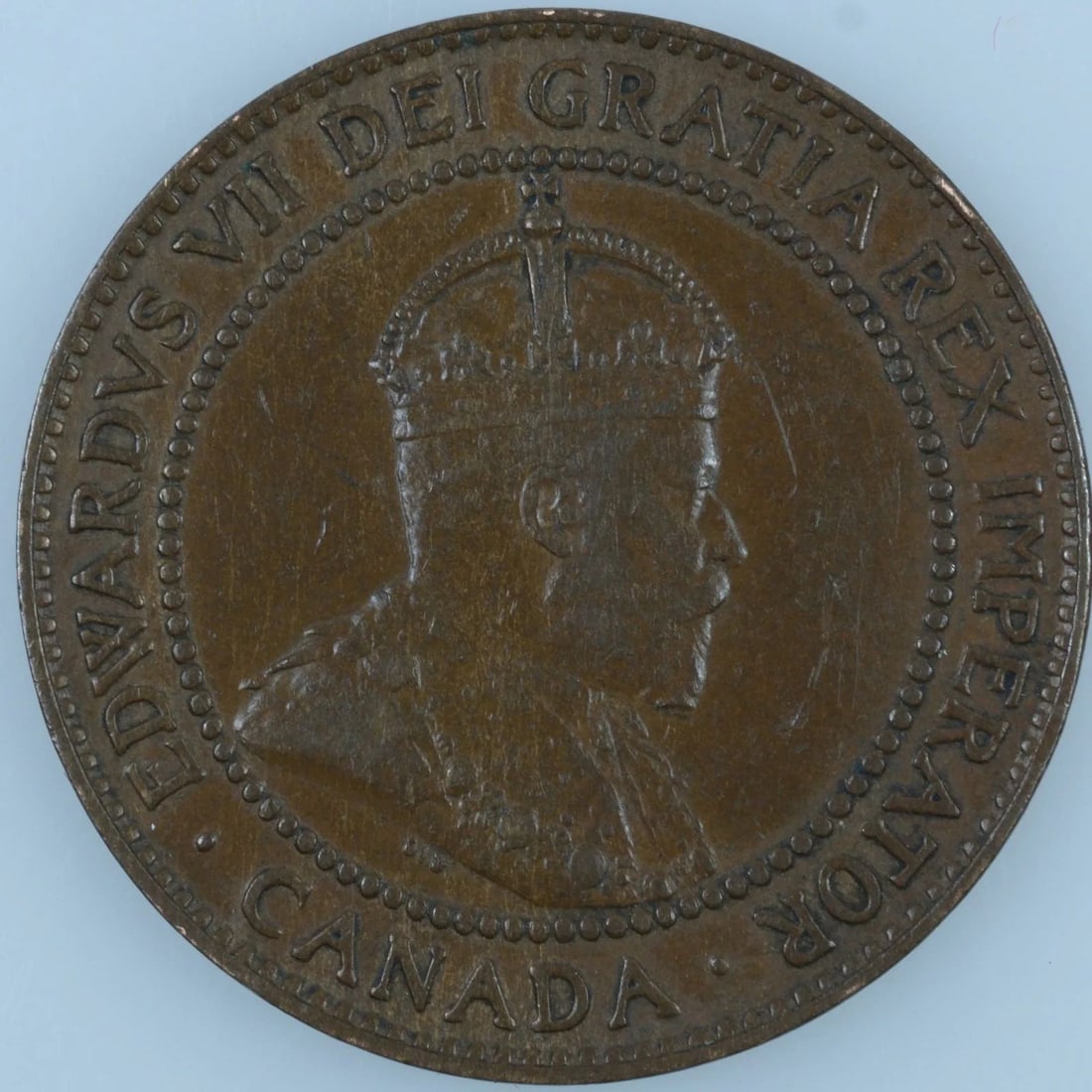 CANADA 1910 CENT, ABOUT UNCIRCULATED - 2