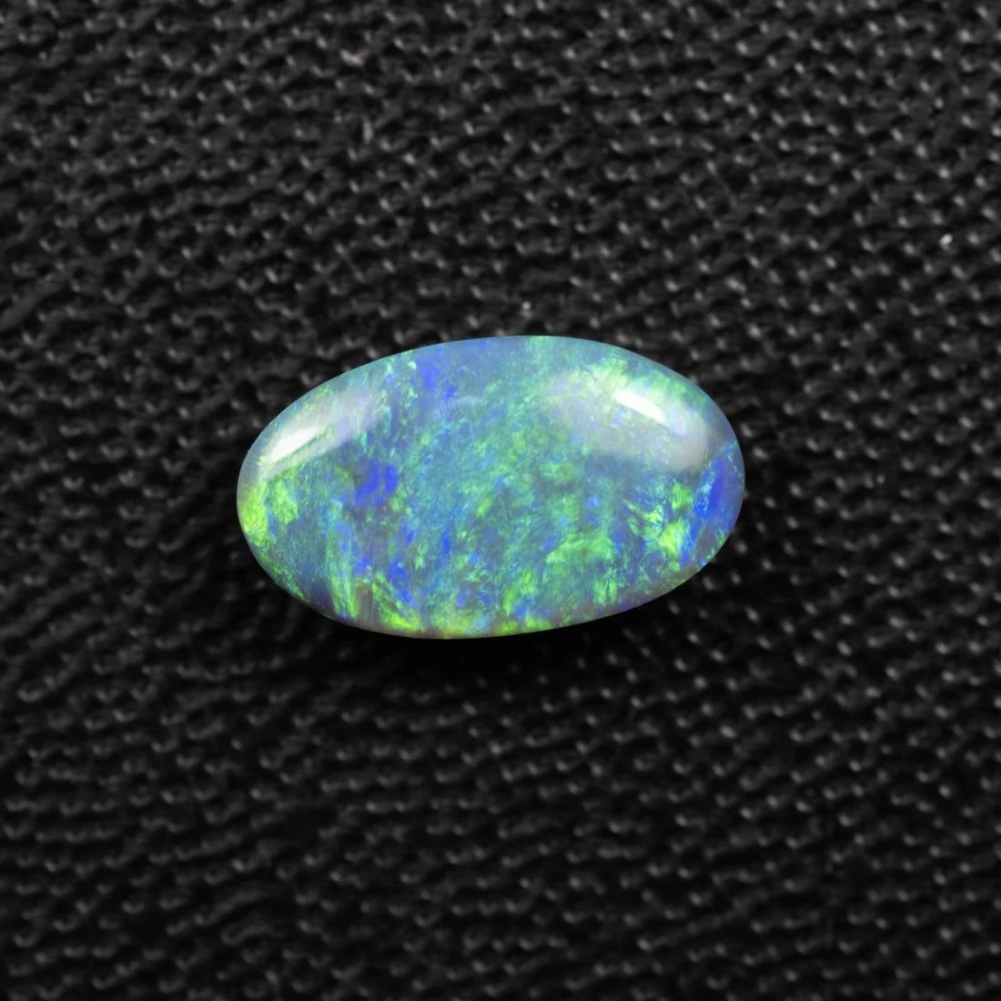 AUSTRALIA SOLID BLACK OVAL-SHAPED OPAL - 3