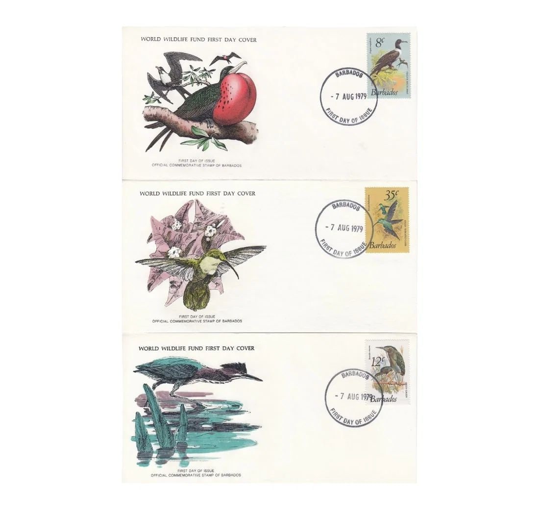 WORLD WILDLIFE FUND FIRST DAY COVERS IN MINT CONDITION, AS ISSUED (20 DIFFERENT) (1 of 1)