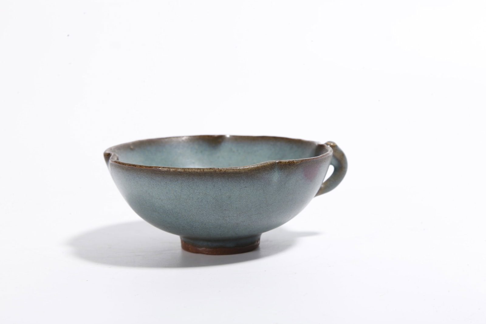 A JUN KILN HANDLED CUP - 3
