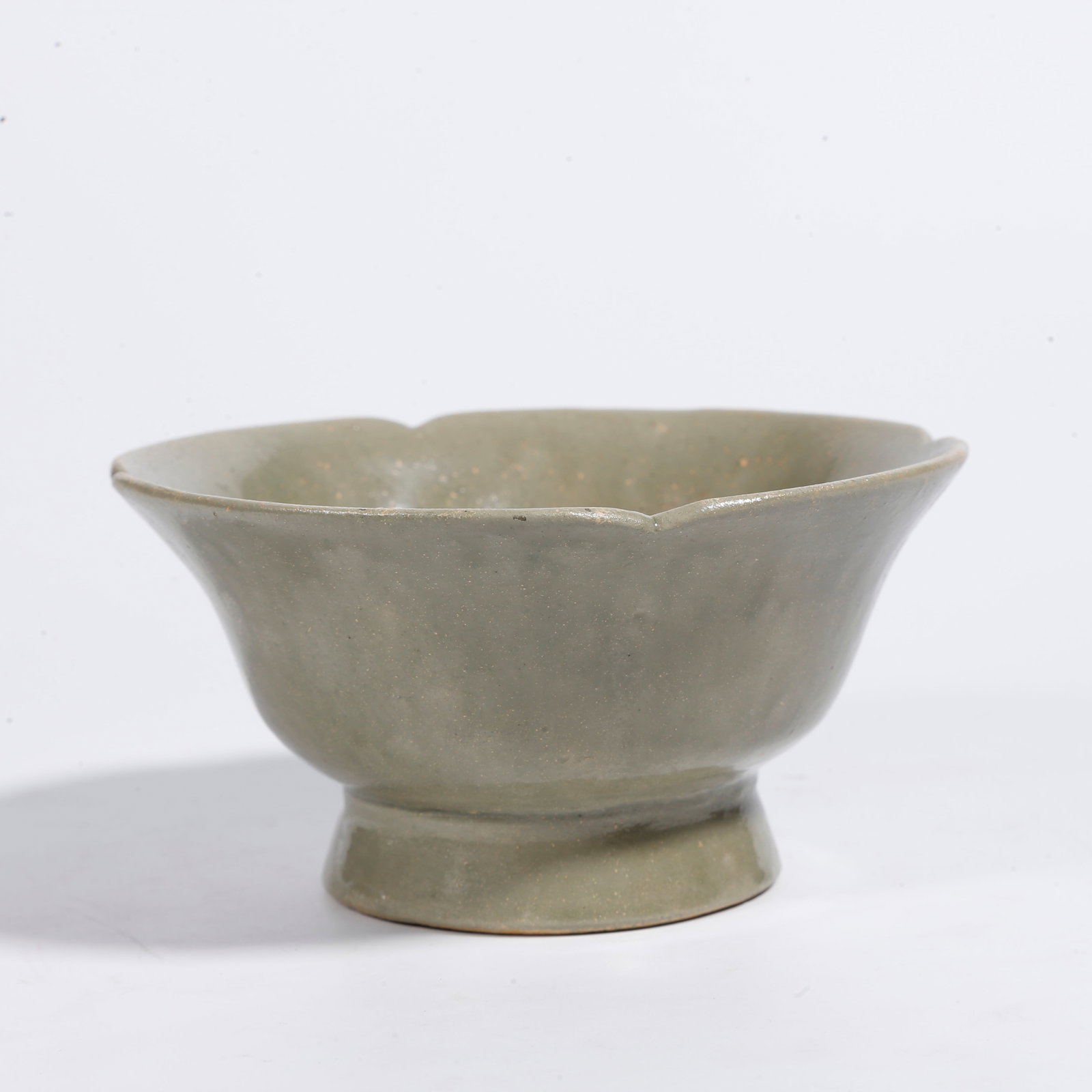 A ANCIENT KILN STEM BOWL: Ancient Kiln Stem Bowl