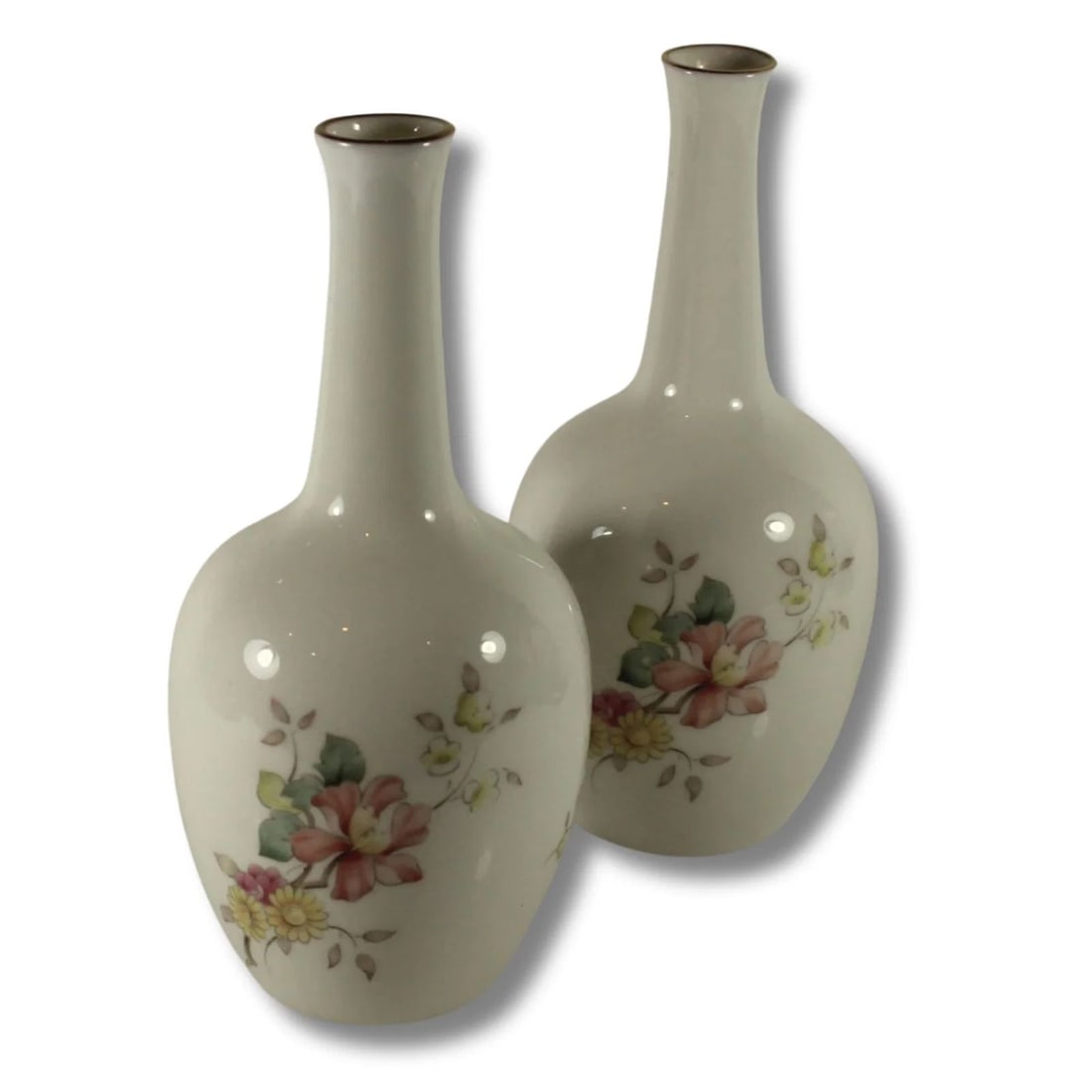 ROYAL DOULTON PORCELAIN VASES (MATCHING PAIR): Royal Doulton Porcelain Vases (Matching Pair)