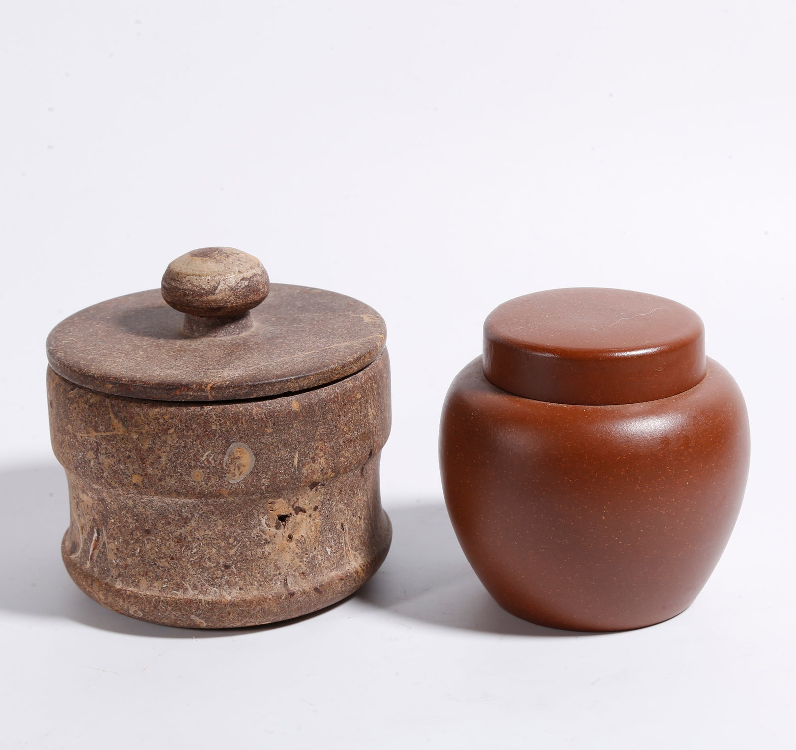 A SET OF TEA CADDIES (1 of 9)