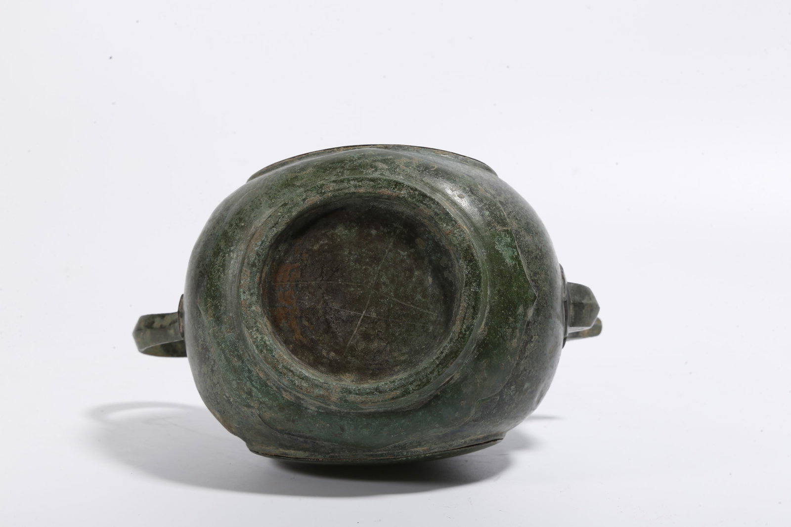 A BRONZE POT - 8