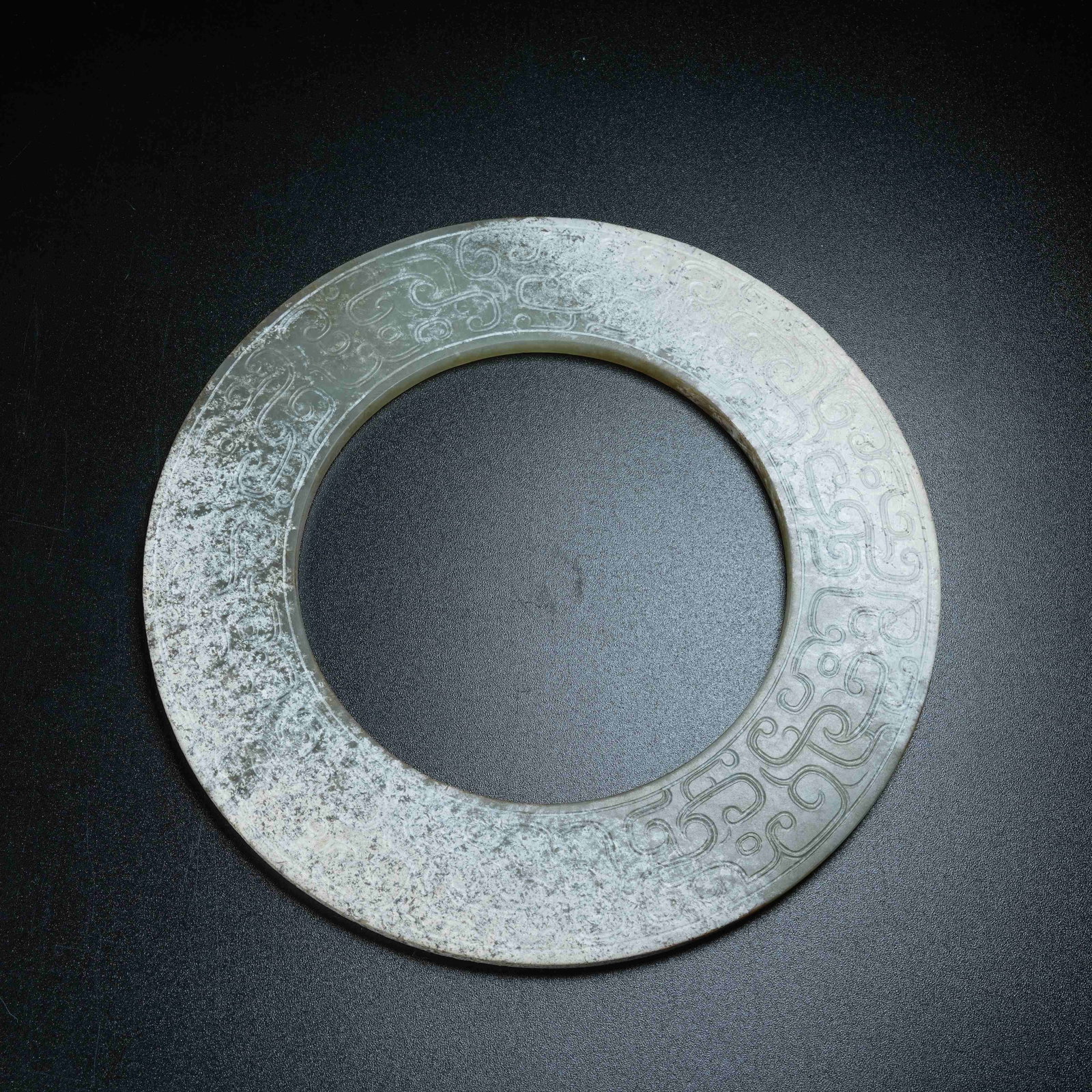 A ANCIENT JADE BI DISC: Ancient Jade Bi Disc