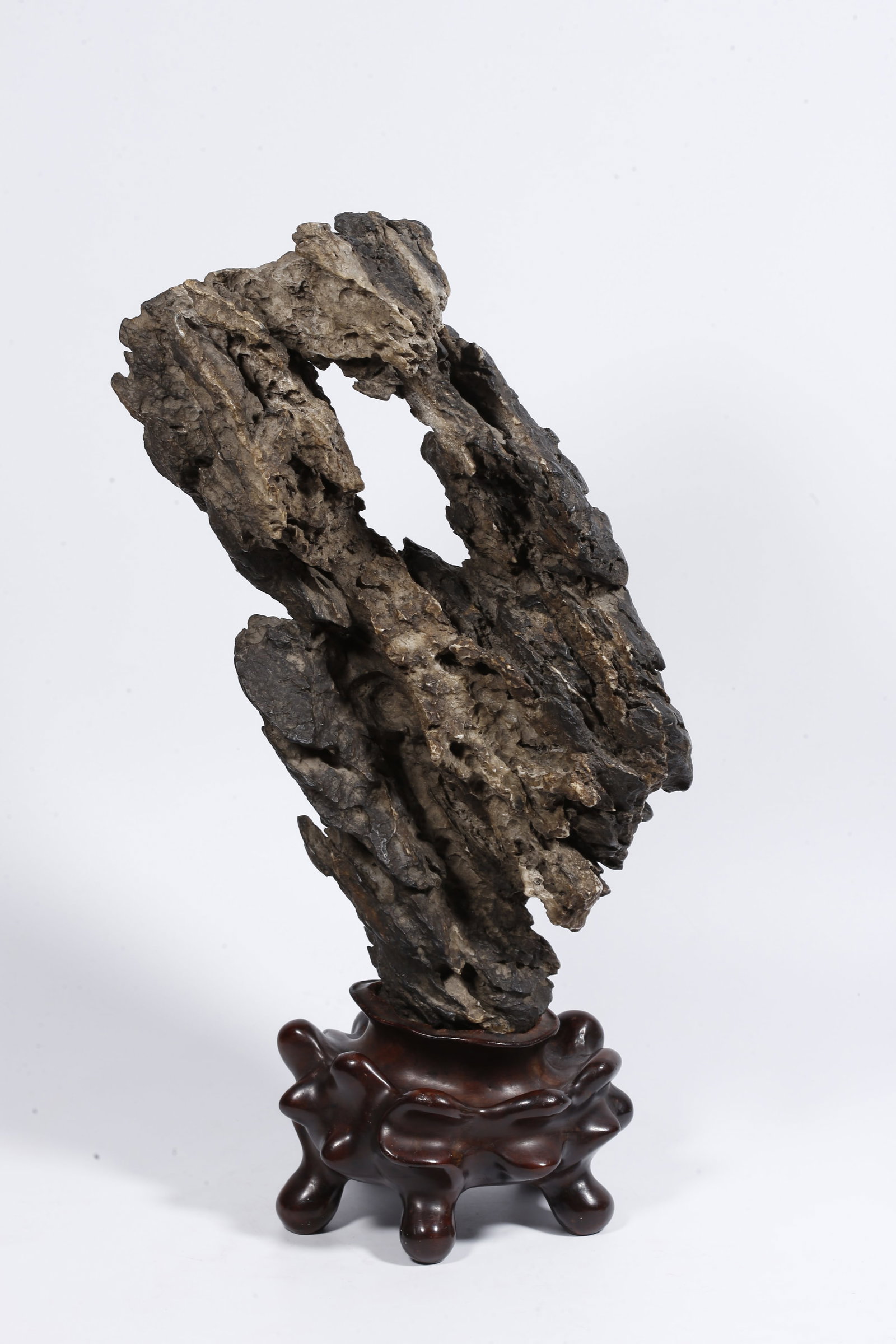 A YINGSHI STONE MOUNTAIN ORNAMENT: Yingshi Stone Mountain Ornament