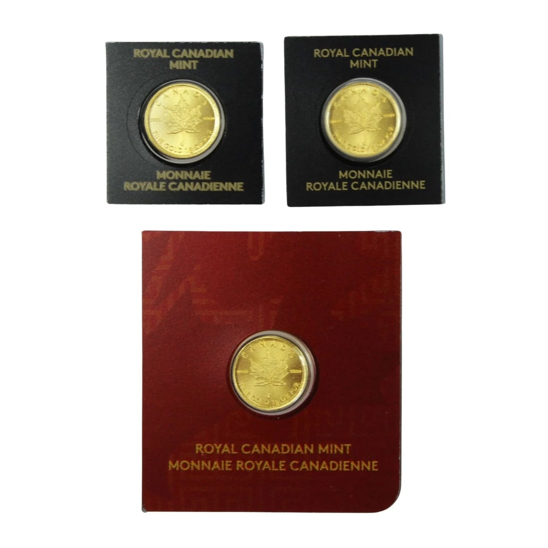 CANADA GOLD (9999) BARS (3X1GM BARS) (1 of 2)