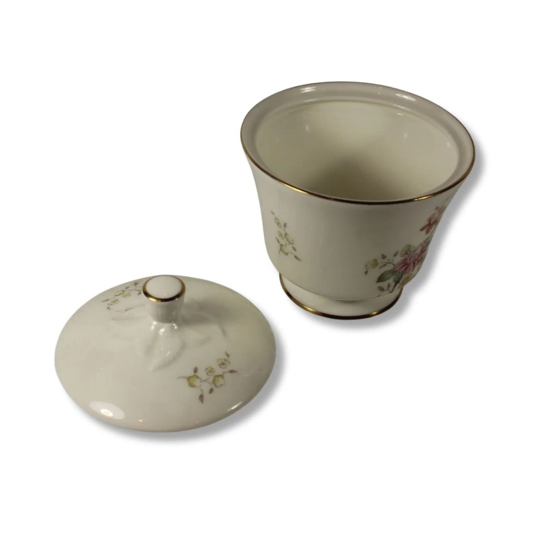 ROYAL DOULTON PORCELAIN SUGAR BOWL (1 of 2)