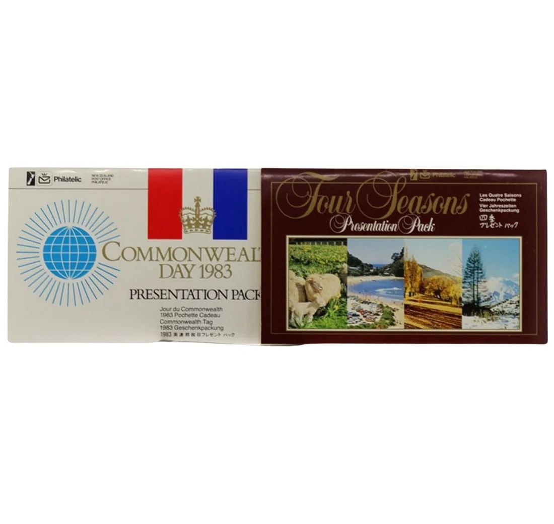 NEW ZEALAND 1980'S STAMP PRESENTATION PACKS, AS ISSUED (12 DIFFERENT): New Zealand 1980's Stamp Presentation Packs, as issued (12 different)