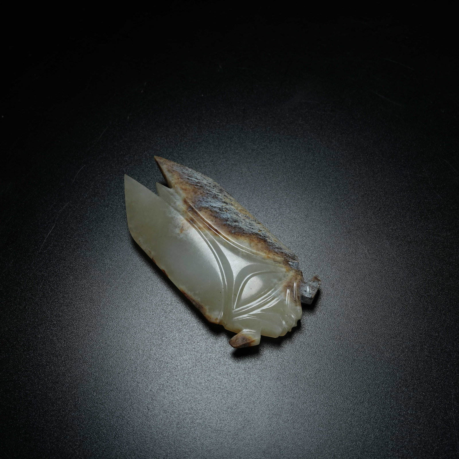 A ARCHAIC JADE CICADA: Archaic Jade Cicada